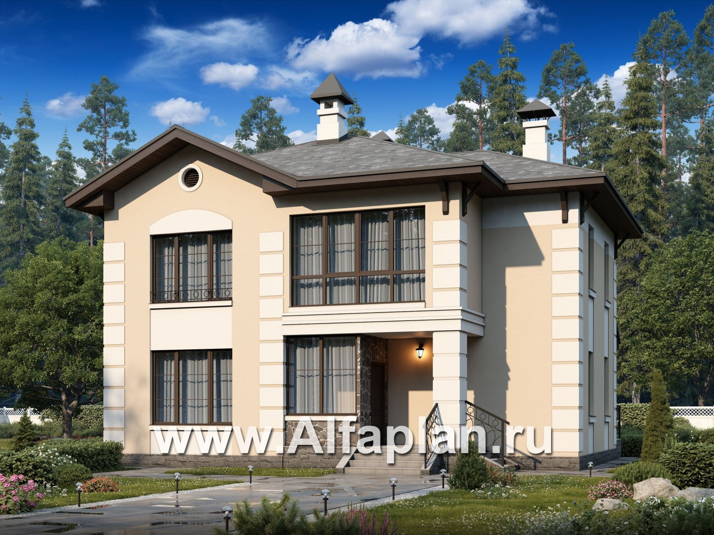 Планировки домов www alfaplan ru