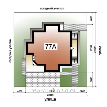 Проекты домов Альфаплан - «Три семерки» - трехэтажный загородный особняк - превью дополнительного изображения №6